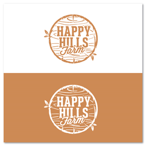 Logo Design by Sujit Banerjee for Happy Hills Farms LLC | Design: #29244452