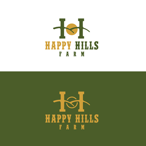 Logo Design by Sujit Banerjee for Happy Hills Farms LLC | Design: #29244453