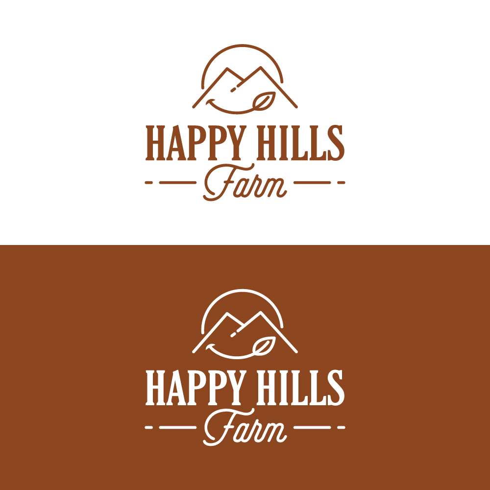 Logo Design by Sujit Banerjee for Happy Hills Farms LLC | Design #29244454