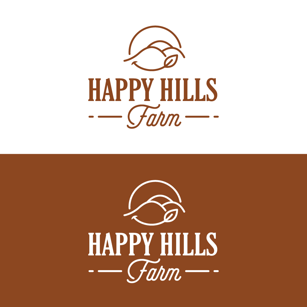 Logo Design by Sujit Banerjee for Happy Hills Farms LLC | Design #29254246