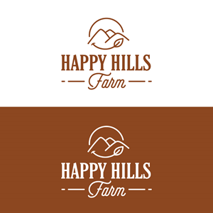 Logo Design by Sujit Banerjee for Happy Hills Farms LLC | Design: #29254249
