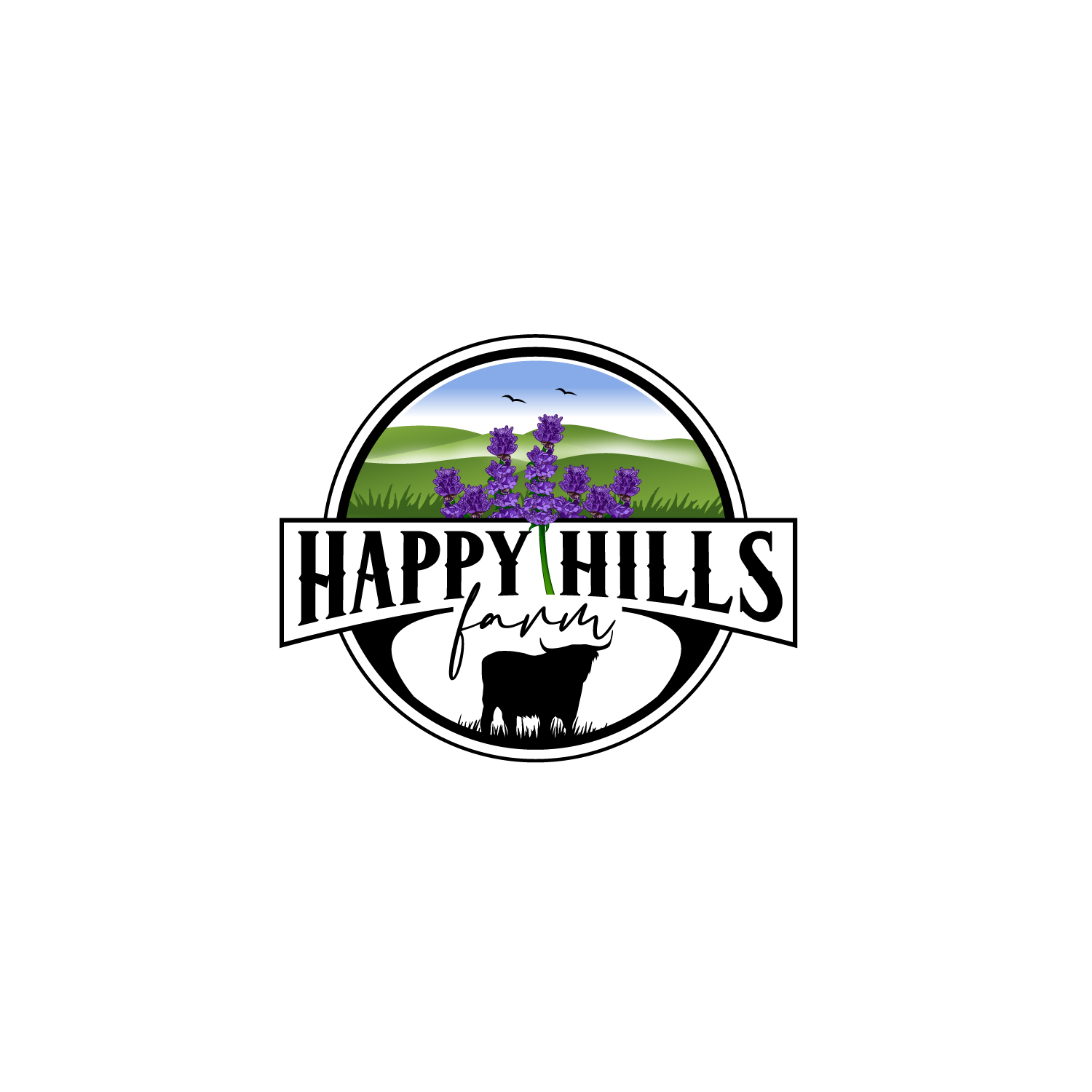 Logo-Design von Dream Logo Design für Happy Hills Farms LLC | Design #29265320