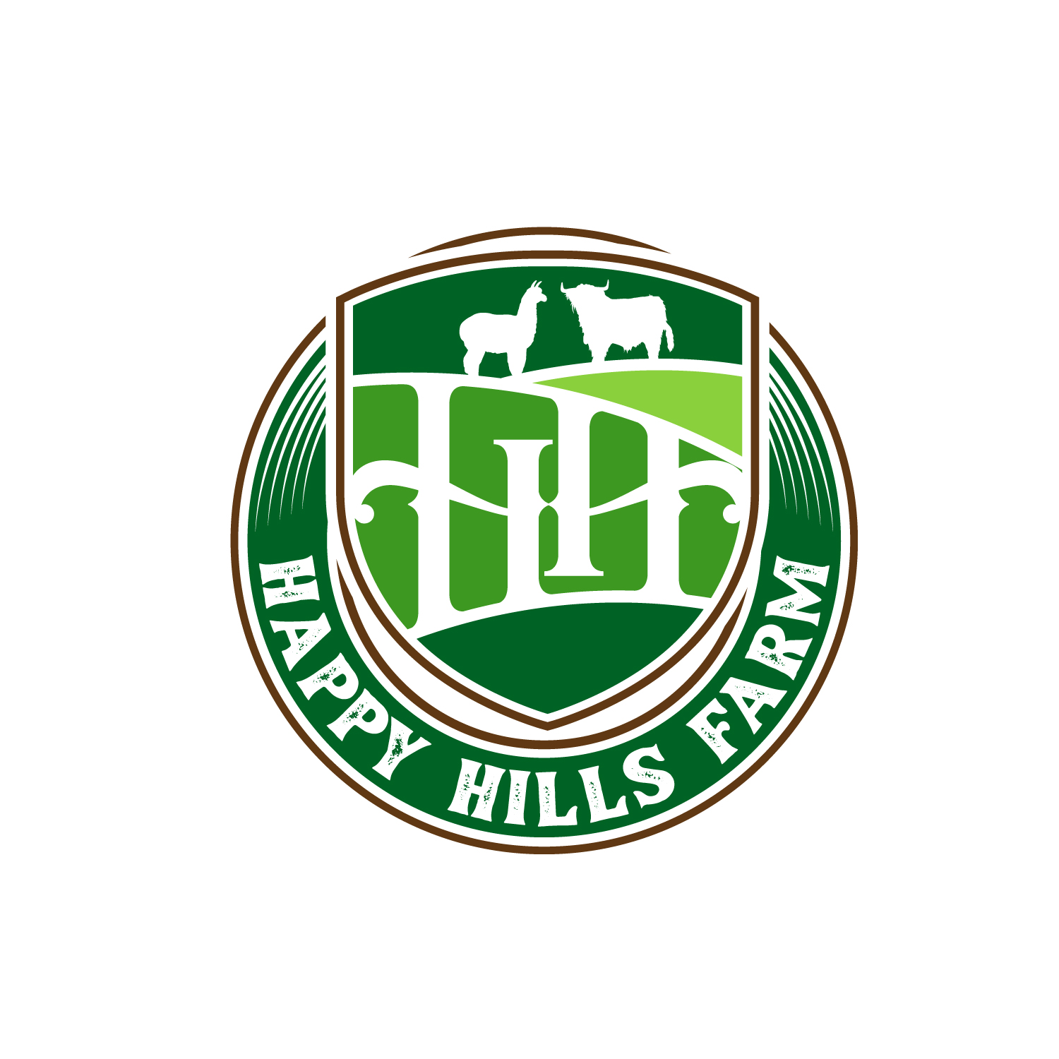 Logo-Design von Dream Logo Design für Happy Hills Farms LLC | Design #29323911