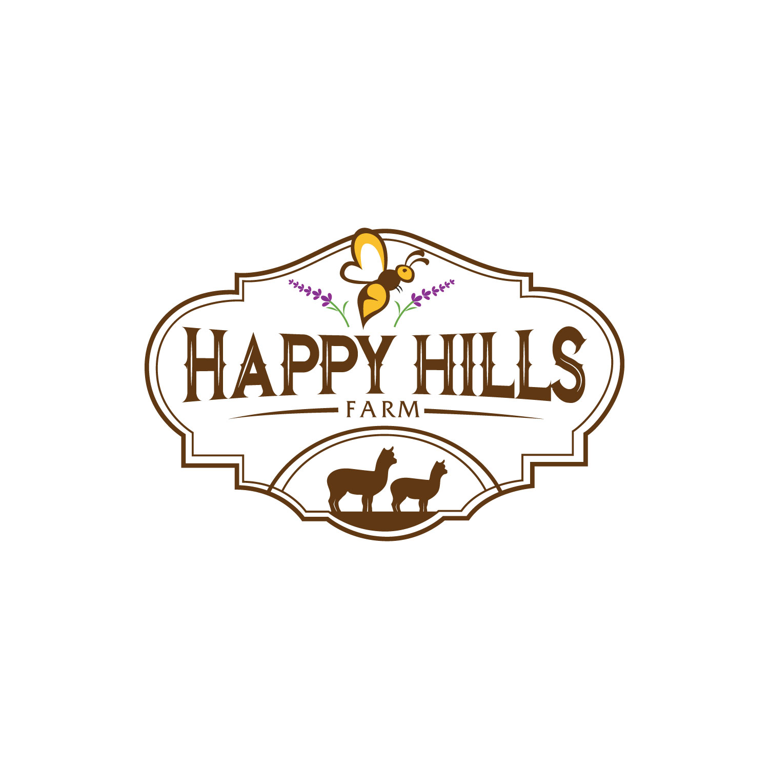 Design de Logo par LAXMI DESIGNHUB pour Happy Hills Farms LLC | Design #29243442