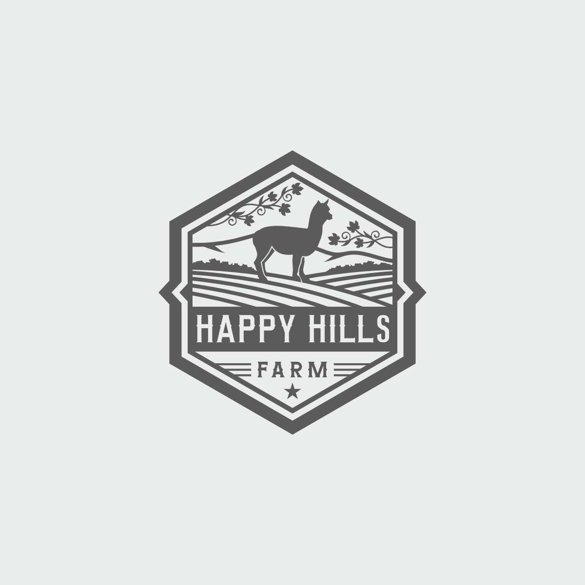 Logo Design by Ashani Bhattacharya for Happy Hills Farms LLC | Design #29249169