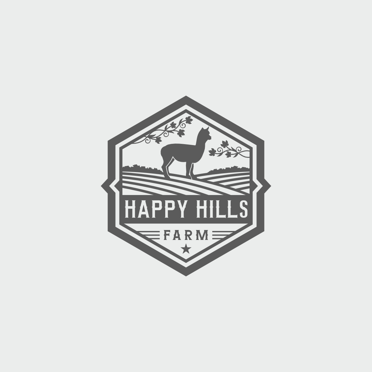 Logo Design by Ashani Bhattacharya for Happy Hills Farms LLC | Design #29272123
