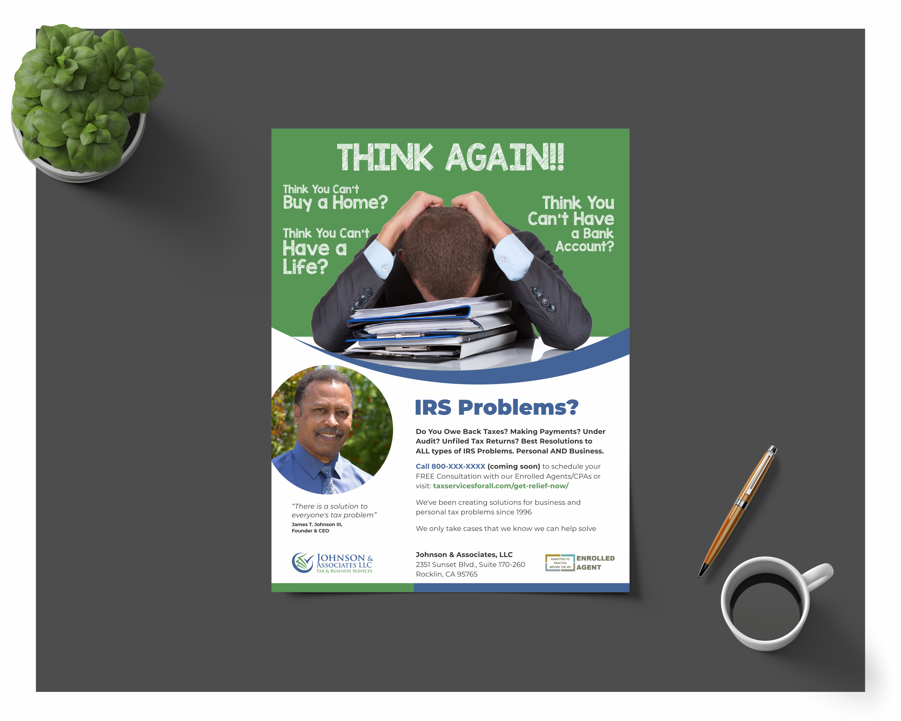 Diseño Publicitario por nng para New Beginnings Tax Resolution | Diseño #29242924
