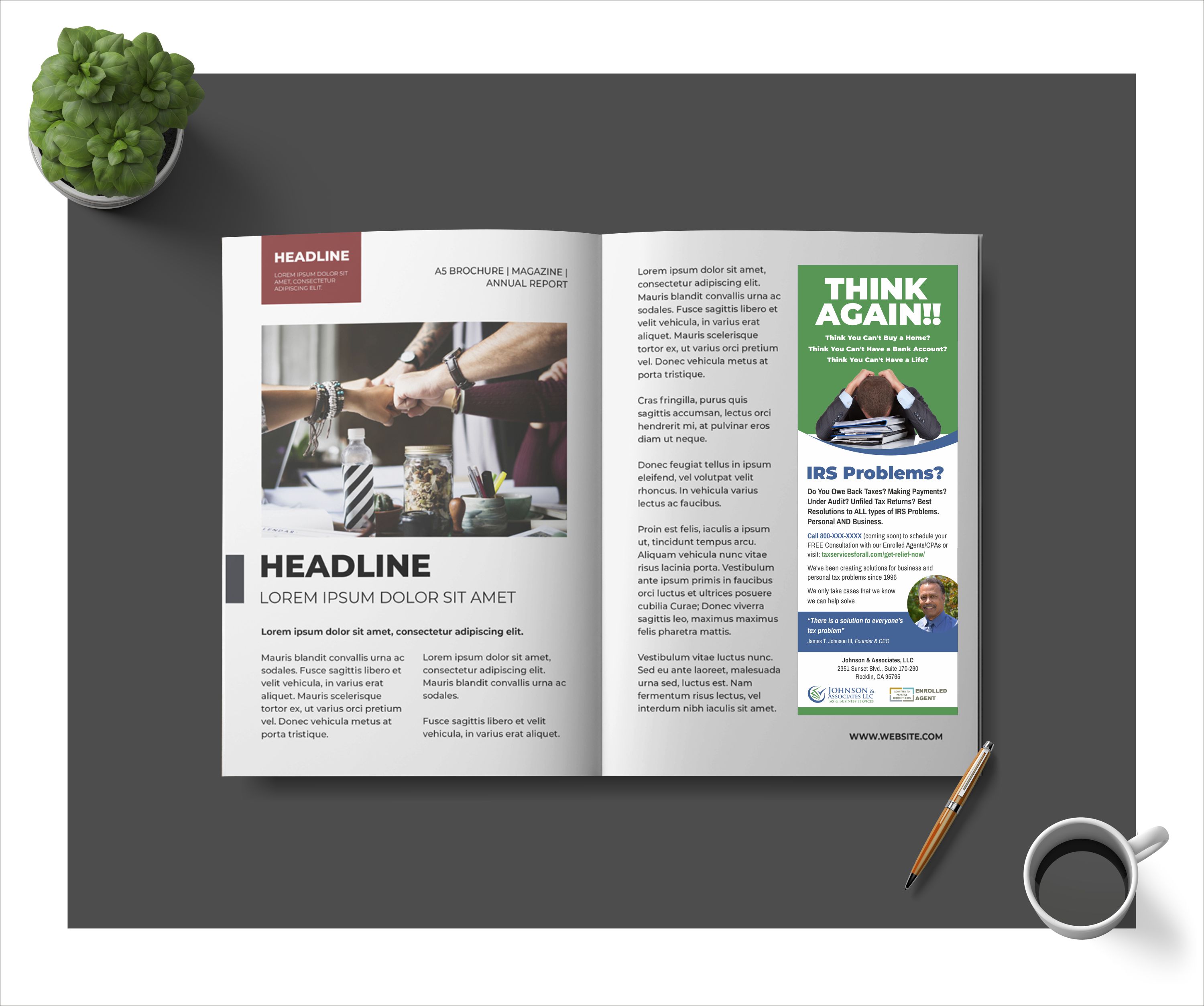 Design Publicitaire par nng pour New Beginnings Tax Resolution | Design #29247426