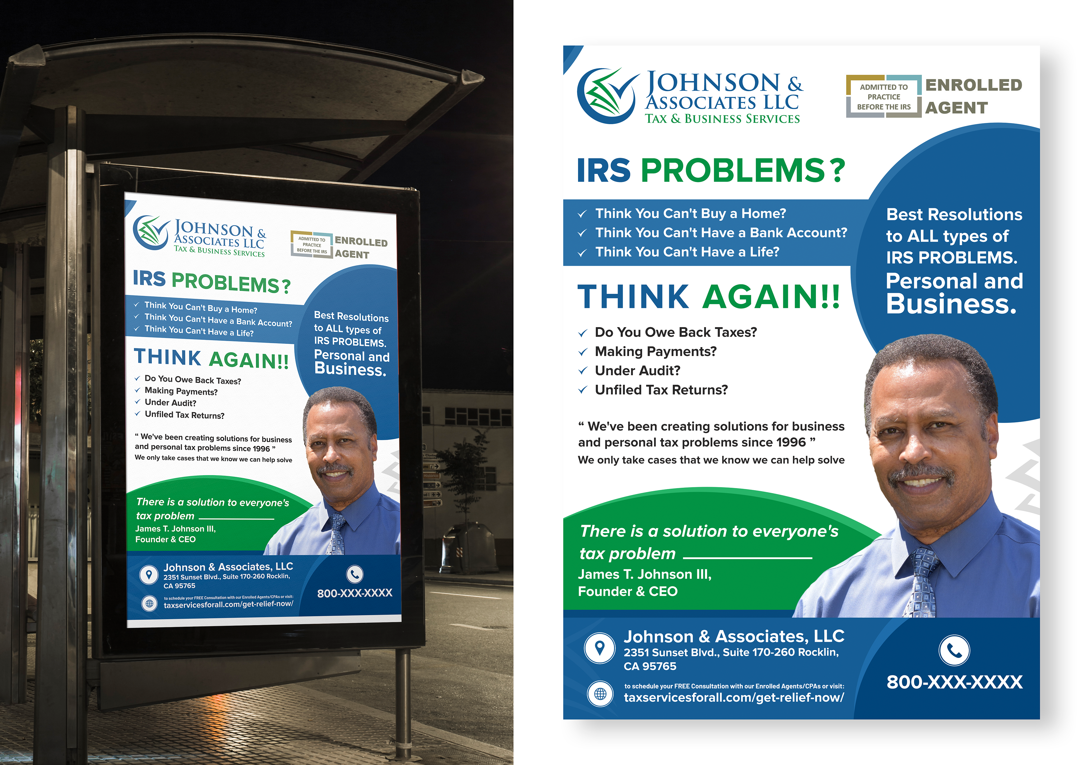 Advertisement Design by SAI DESIGNS for New Beginnings Tax Resolution | Design #29243458