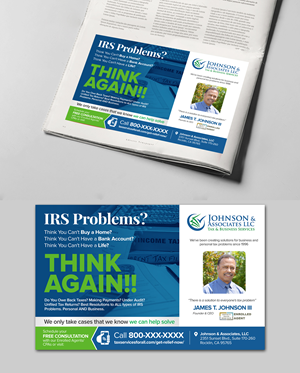 Advertisement Design by ARTOGRAPHY for New Beginnings Tax Resolution | Design: #29242575