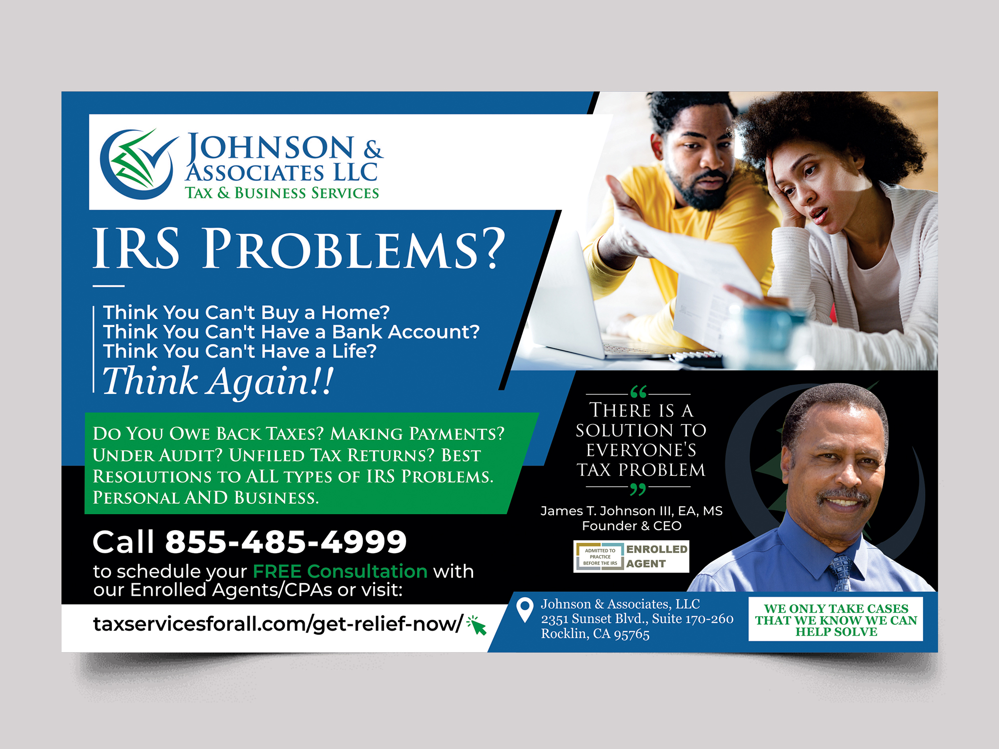 Diseño Publicitario por Aurora:) para New Beginnings Tax Resolution | Diseño #29260167