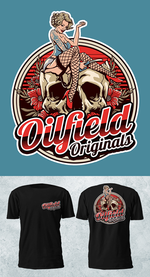 “Oilfield Originals” flagship design | T-shirt Design by D'Mono