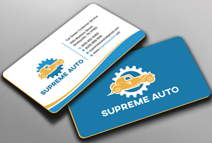 Business Card Design by sadikul islam for Supreme Auto LLC | Design: #29251501