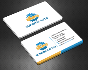 Business Card Design by sadikul islam for Supreme Auto LLC | Design: #29251507