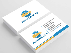 Business Card Design by sadikul islam for Supreme Auto LLC | Design: #29251556