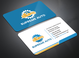 Business Card Design by sadikul islam for Supreme Auto LLC | Design: #29251558