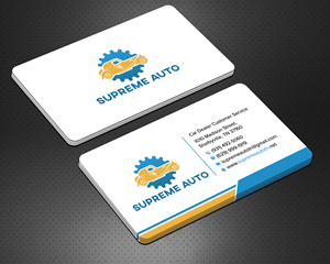 Business Card Design by sadikul islam for Supreme Auto LLC | Design: #29251559