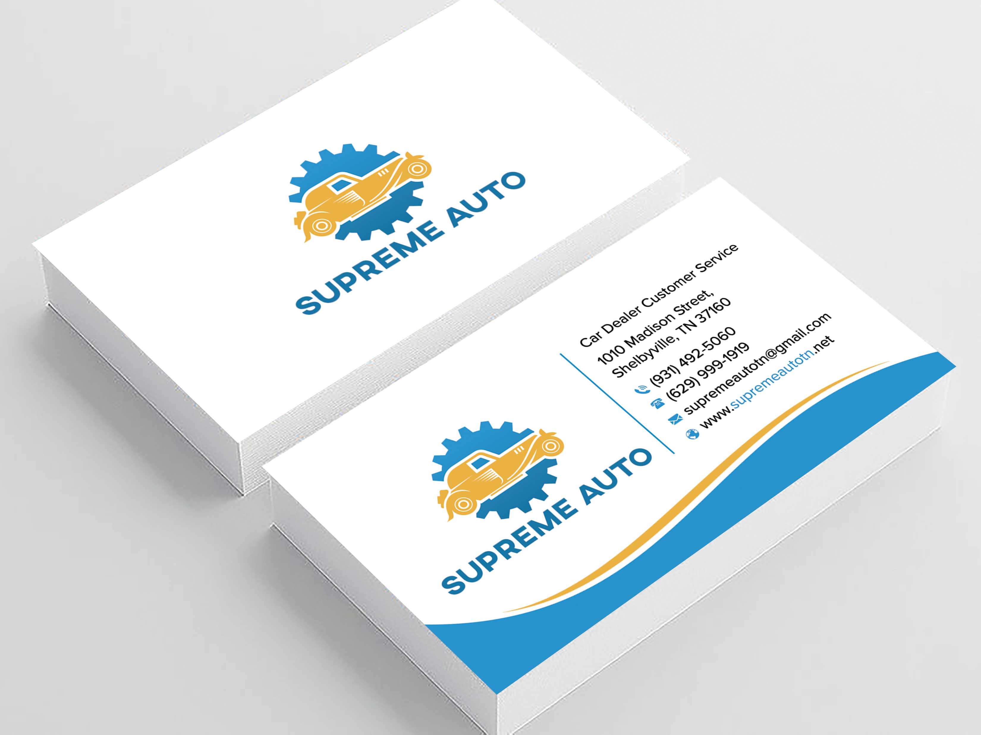 Visitenkarten-Design von sadikul islam für Supreme Auto LLC | Design #29251657