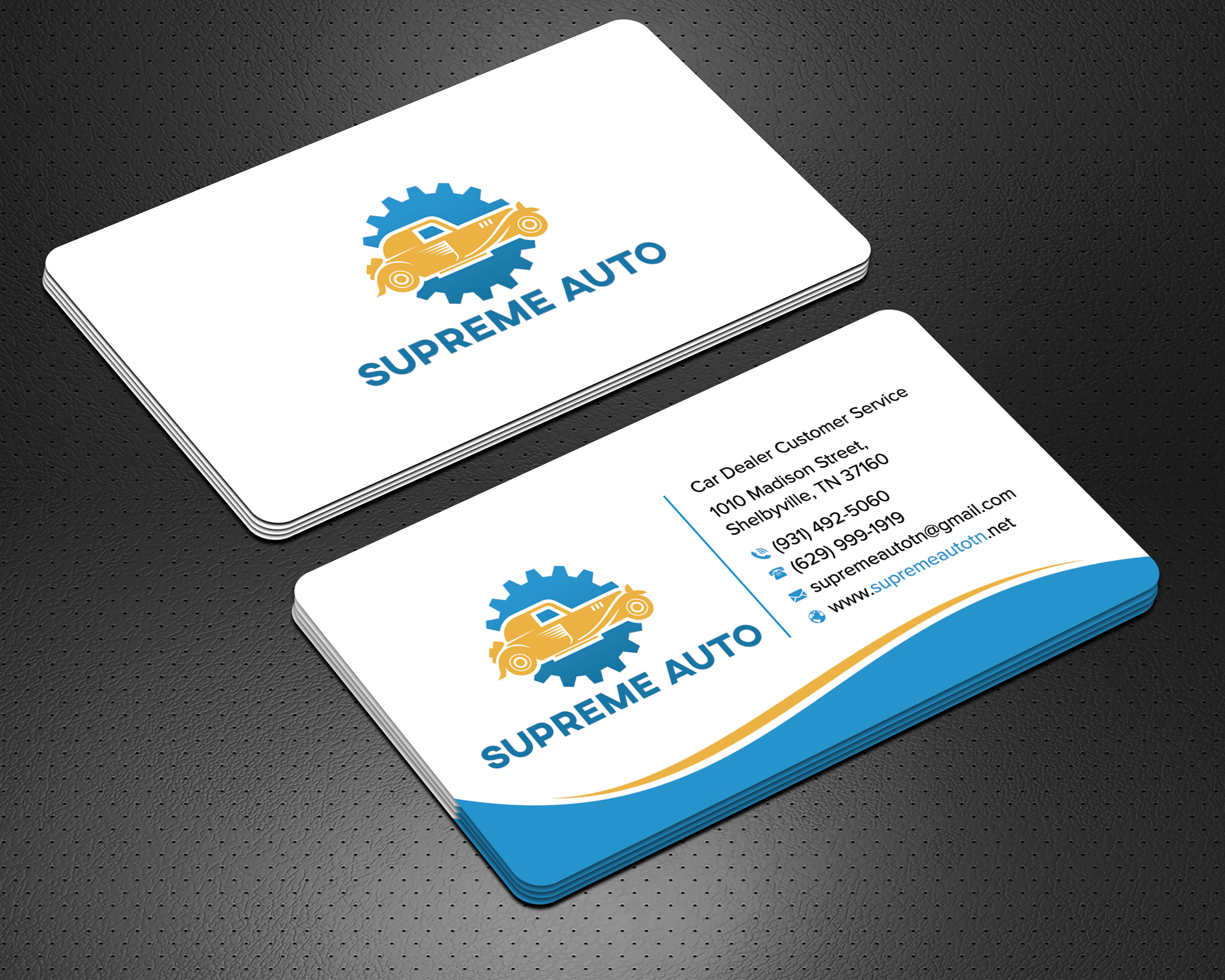 Visitenkarten-Design von sadikul islam für Supreme Auto LLC | Design #29251660