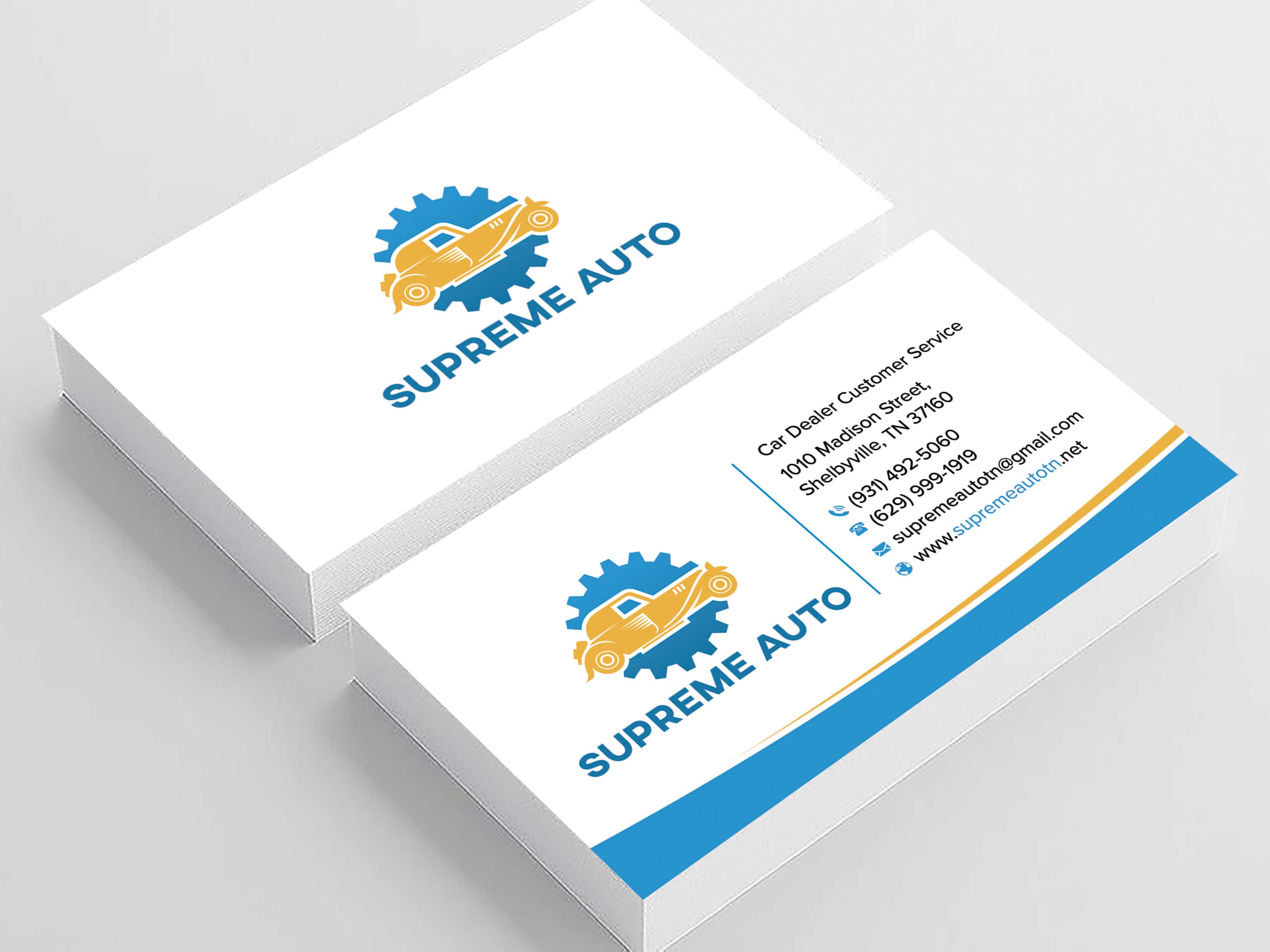 Visitenkarten-Design von sadikul islam für Supreme Auto LLC | Design #29251662