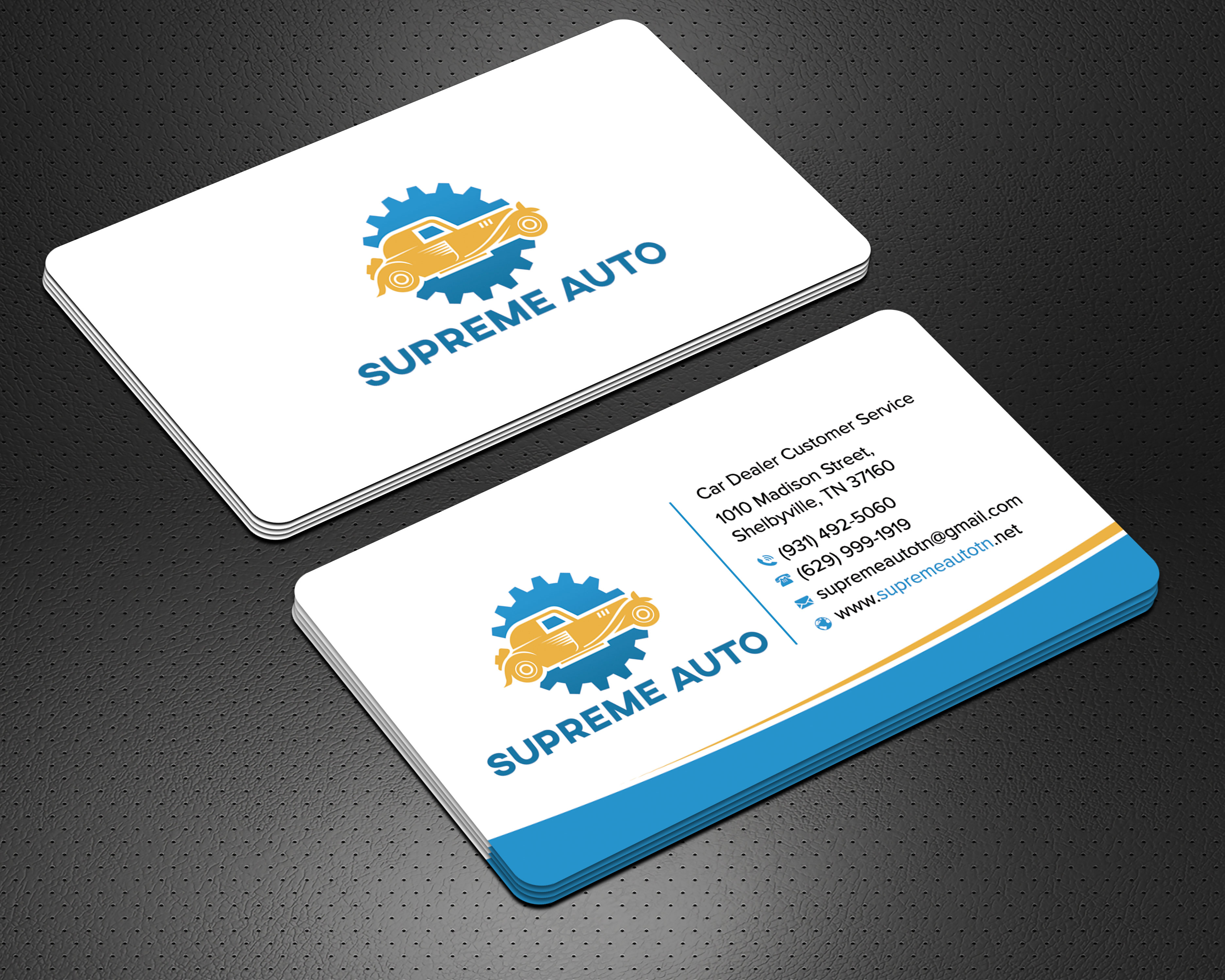 Business Card Design by sadikul islam for Supreme Auto LLC | Design #29251663