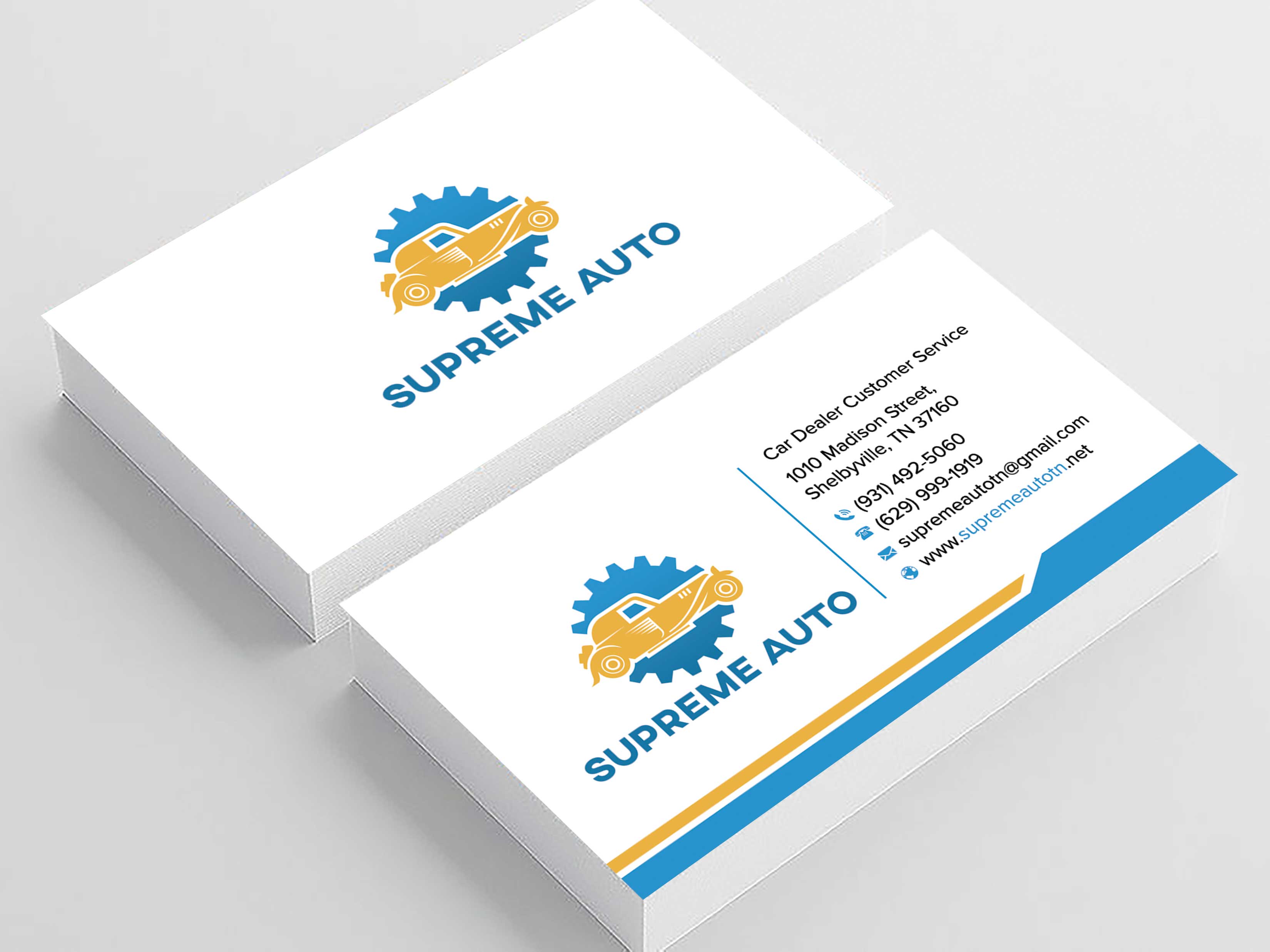 Visitenkarten-Design von sadikul islam für Supreme Auto LLC | Design #29251667
