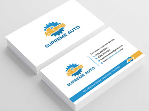 Business Card Design by sadikul islam for Supreme Auto LLC | Design: #29251772