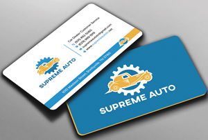 Business Card Design by sadikul islam for Supreme Auto LLC | Design: #29251773
