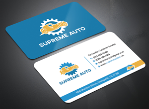 Business Card Design by sadikul islam for Supreme Auto LLC | Design: #29251775