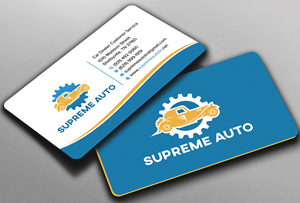 Business Card Design by sadikul islam for Supreme Auto LLC | Design: #29251779