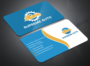 Business Card Design by sadikul islam for Supreme Auto LLC | Design: #29251822