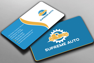 Business Card Design by sadikul islam for Supreme Auto LLC | Design: #29251823