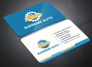 Business Card Design by sadikul islam for Supreme Auto LLC | Design: #29251827