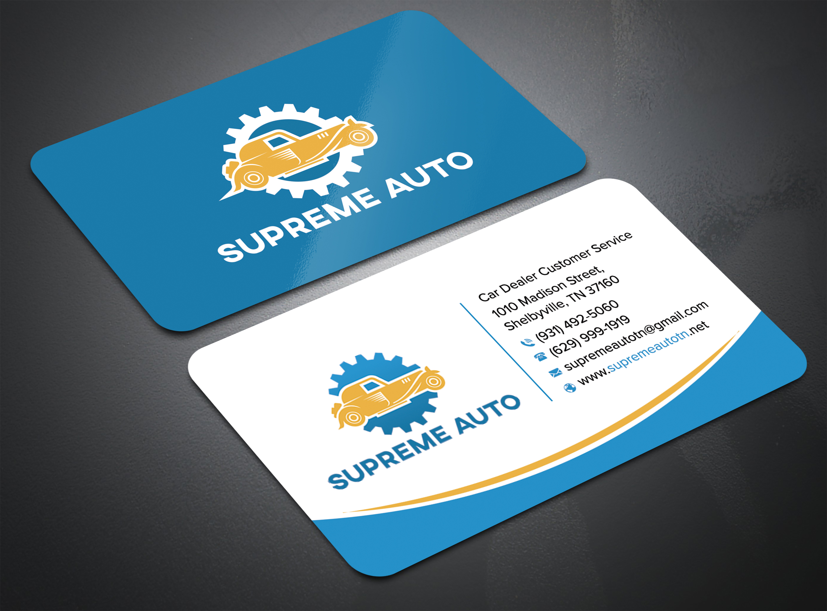 Business Card Design by sadikul islam for Supreme Auto LLC | Design #29251852