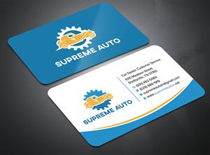 Business Card Design by sadikul islam for Supreme Auto LLC | Design: #29251852