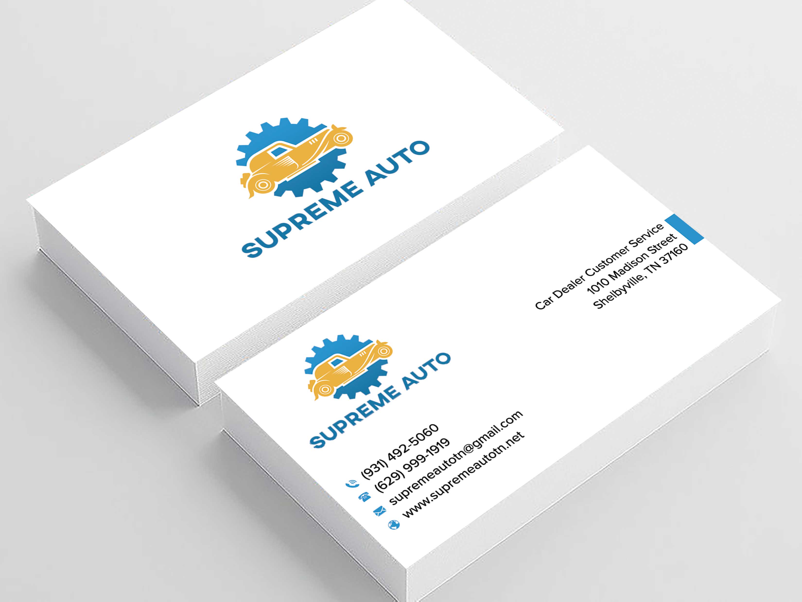 Visitenkarten-Design von sadikul islam für Supreme Auto LLC | Design #29253166