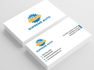 Business Card Design by sadikul islam for Supreme Auto LLC | Design: #29253166