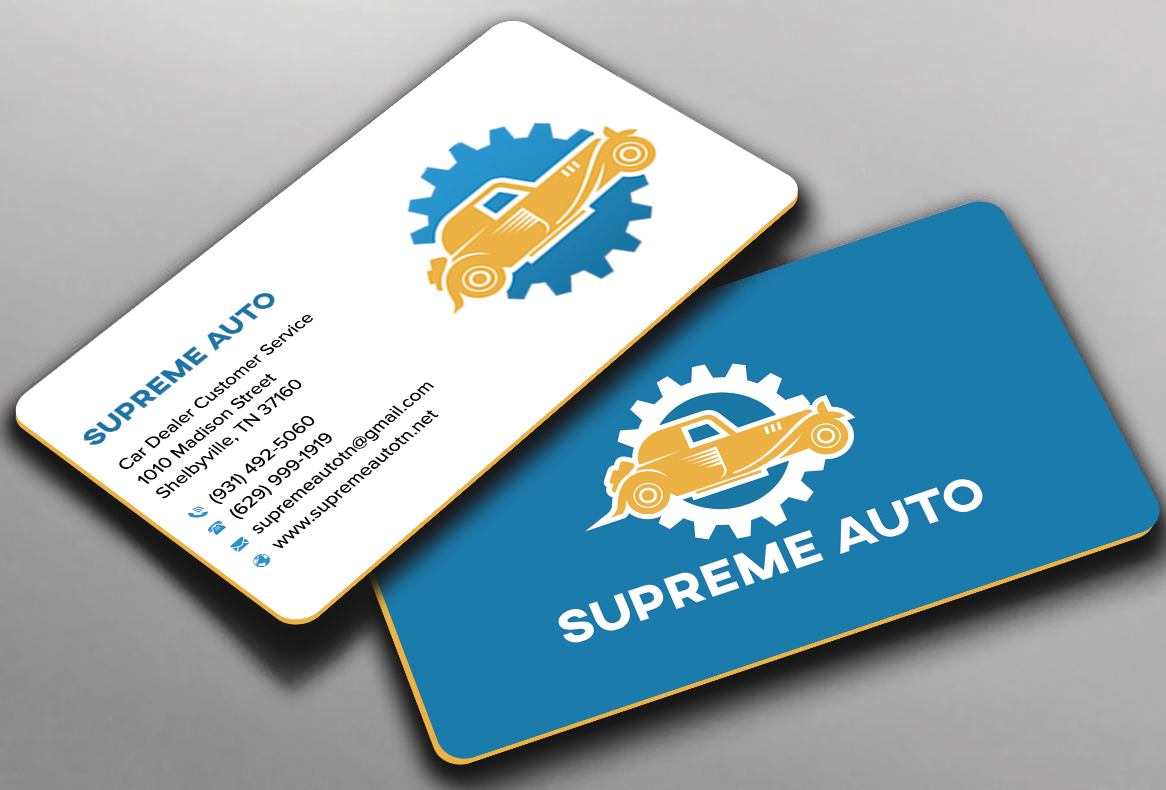 Business Card Design by sadikul islam for Supreme Auto LLC | Design #29256113