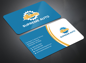 Business Card Design by sadikul islam for Supreme Auto LLC | Design: #29256124