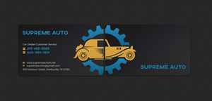 Business Card Design by INDIAN_Ashok for Supreme Auto LLC | Design: #29242160