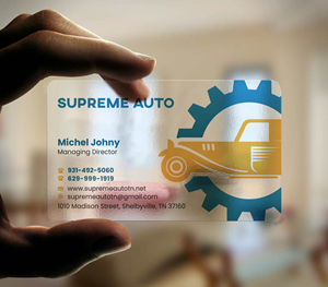 Business Card Design by INDIAN_Ashok for Supreme Auto LLC | Design: #29242167
