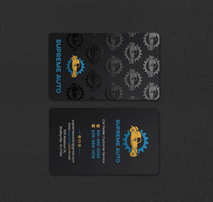 Business Card Design by INDIAN_Ashok for Supreme Auto LLC | Design: #29242171
