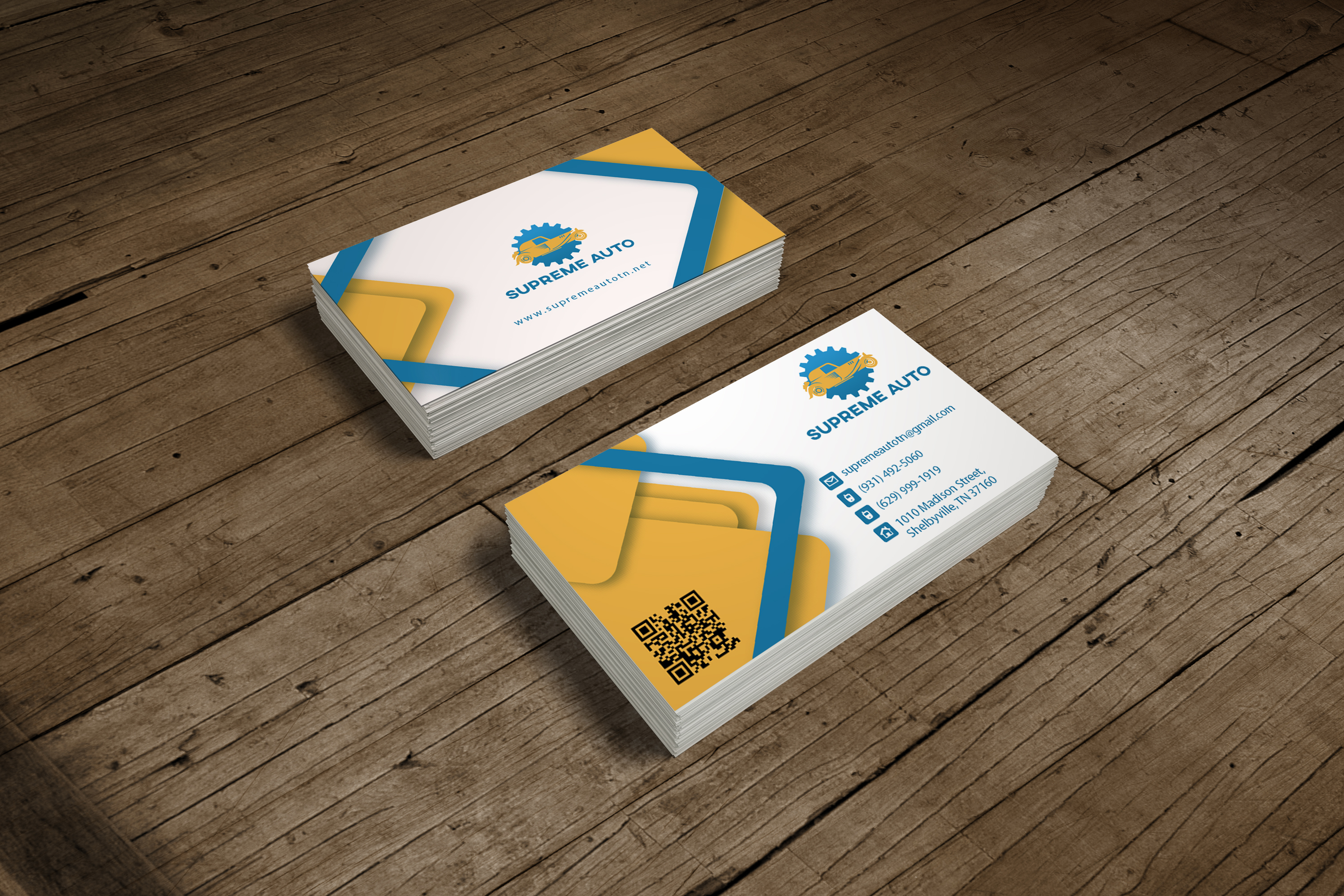 Business Card Design by victipedia for Supreme Auto LLC | Design: #29273137