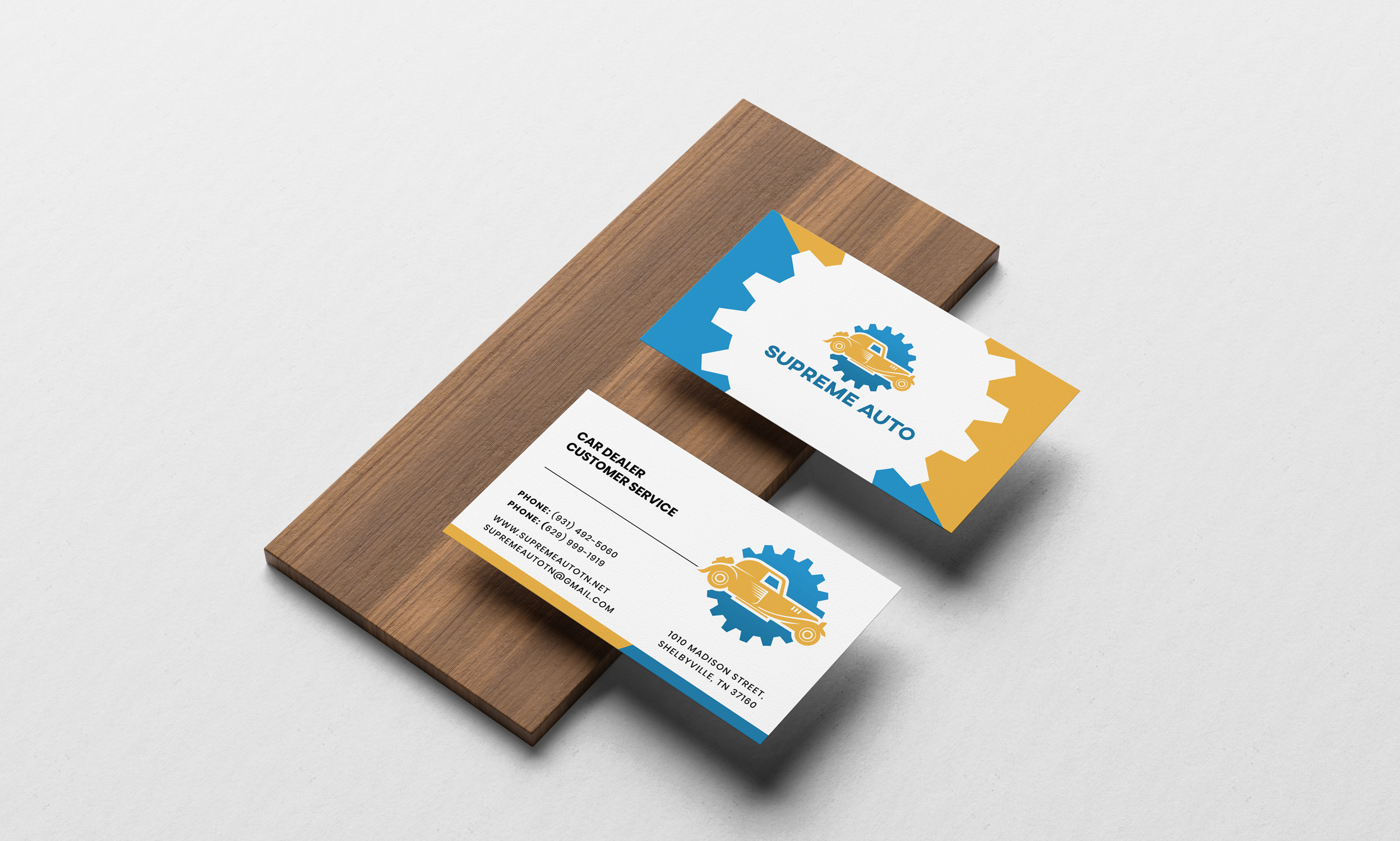 Design de Carte de Visite par JK18 pour Supreme Auto LLC | Design #29241338
