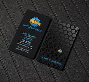 Business Card Design by Creations Box 2015 for Supreme Auto LLC | Design: #29243601