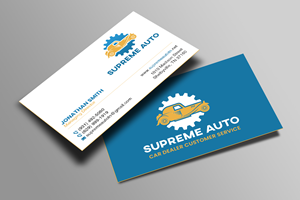 Business Card Design by Creations Box 2015 for Supreme Auto LLC | Design: #29243602