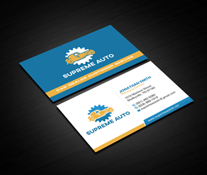 Business Card Design by Creations Box 2015 for Supreme Auto LLC | Design: #29245042