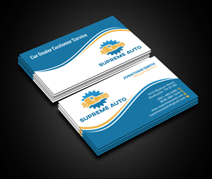 Business Card Design by Creations Box 2015 for Supreme Auto LLC | Design: #29245045