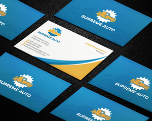 Business Card Design by LAXMI DESIGNHUB for Supreme Auto LLC | Design: #29243233