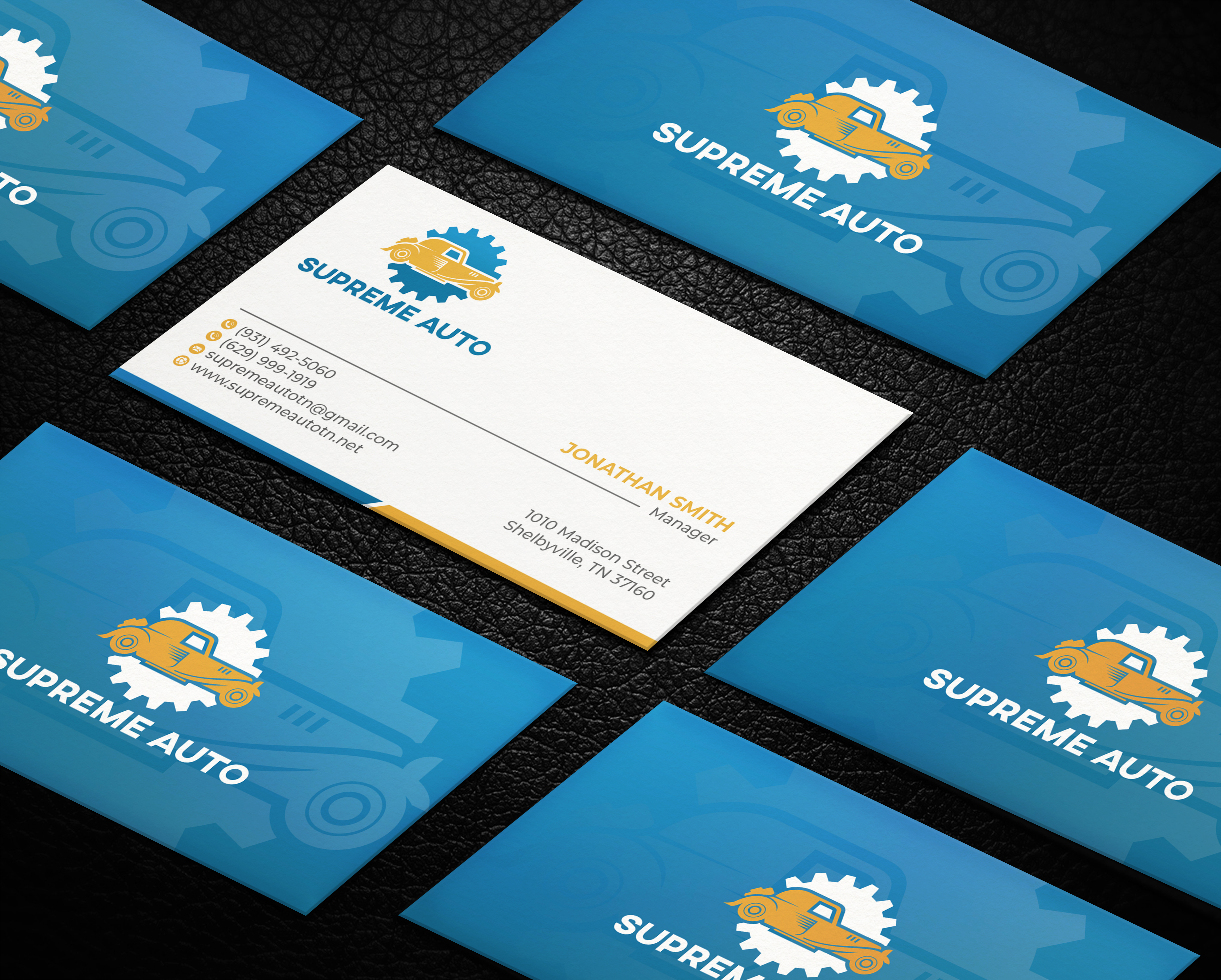 Visitenkarten-Design von LAXMI DESIGNHUB für Supreme Auto LLC | Design #29243234